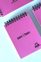 SEVGİLİLER GÜNÜNE ÖZEL ÜÇLÜ NOT DEFTERİ SETİ PEMBE