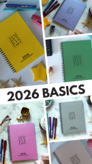 YENİDEN BAŞLA BASİC AJANDA 2026 HAFTALIK AJANDA DOKULU SERİ