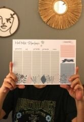 ADAÇAYI 3LÜ PLANLAYICI SET(Haftalık-Günlük-Not defteri)