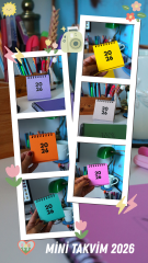 2026 MİNİ TAKVİM (11 RENK)