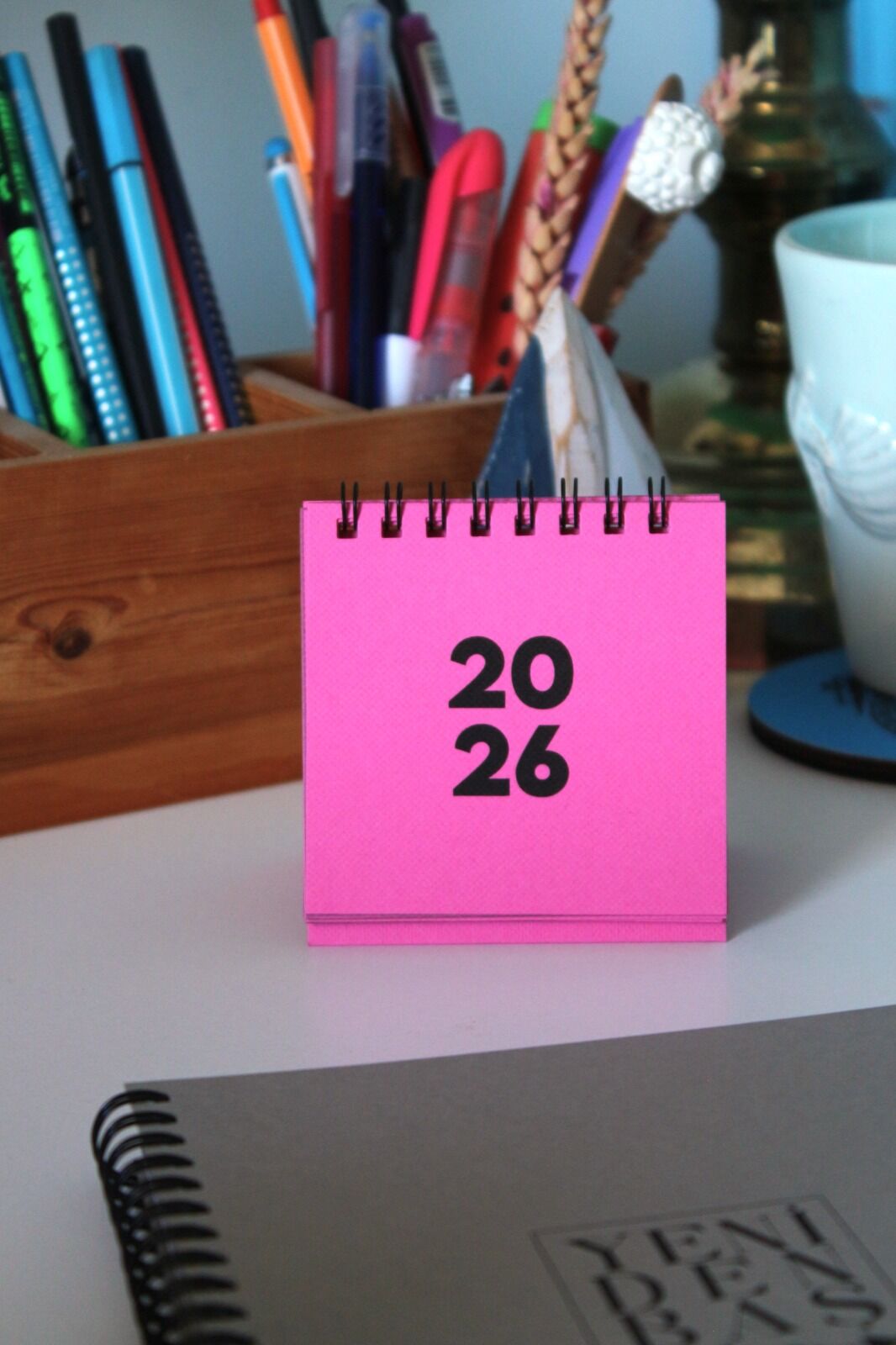 2026 MİNİ TAKVİM (11 RENK) PEMBE