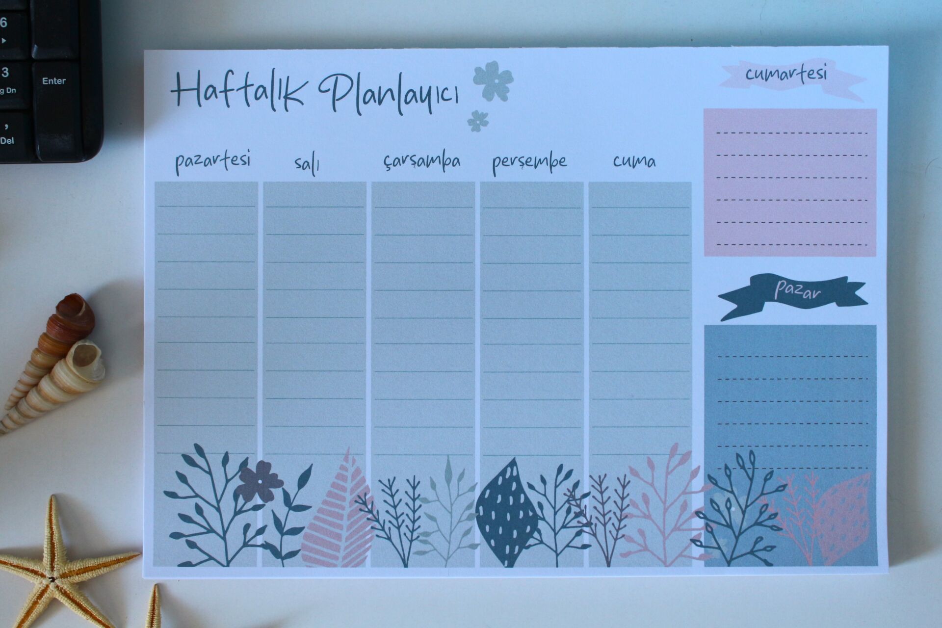 ADAÇAYI HAFTALIK PLANLAYICI