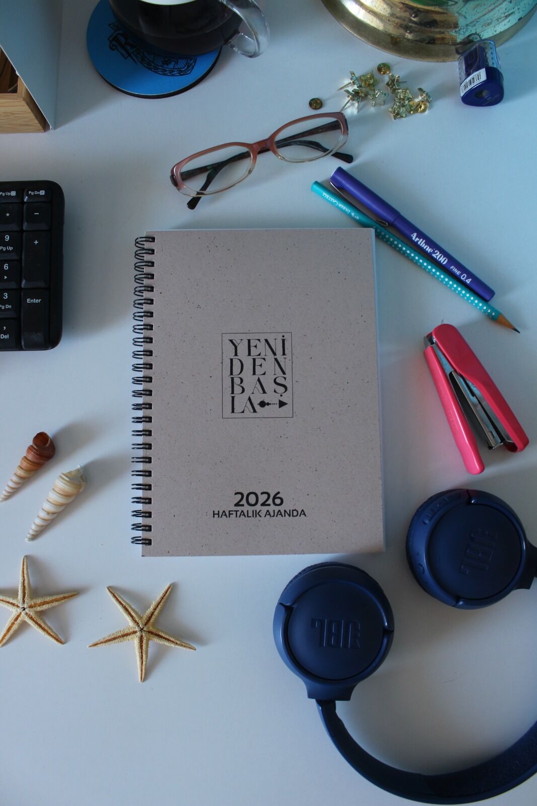 2026 YENİDEN BAŞLA AJANDA %100 GERİ DÖNÜŞTÜRÜLMÜŞ