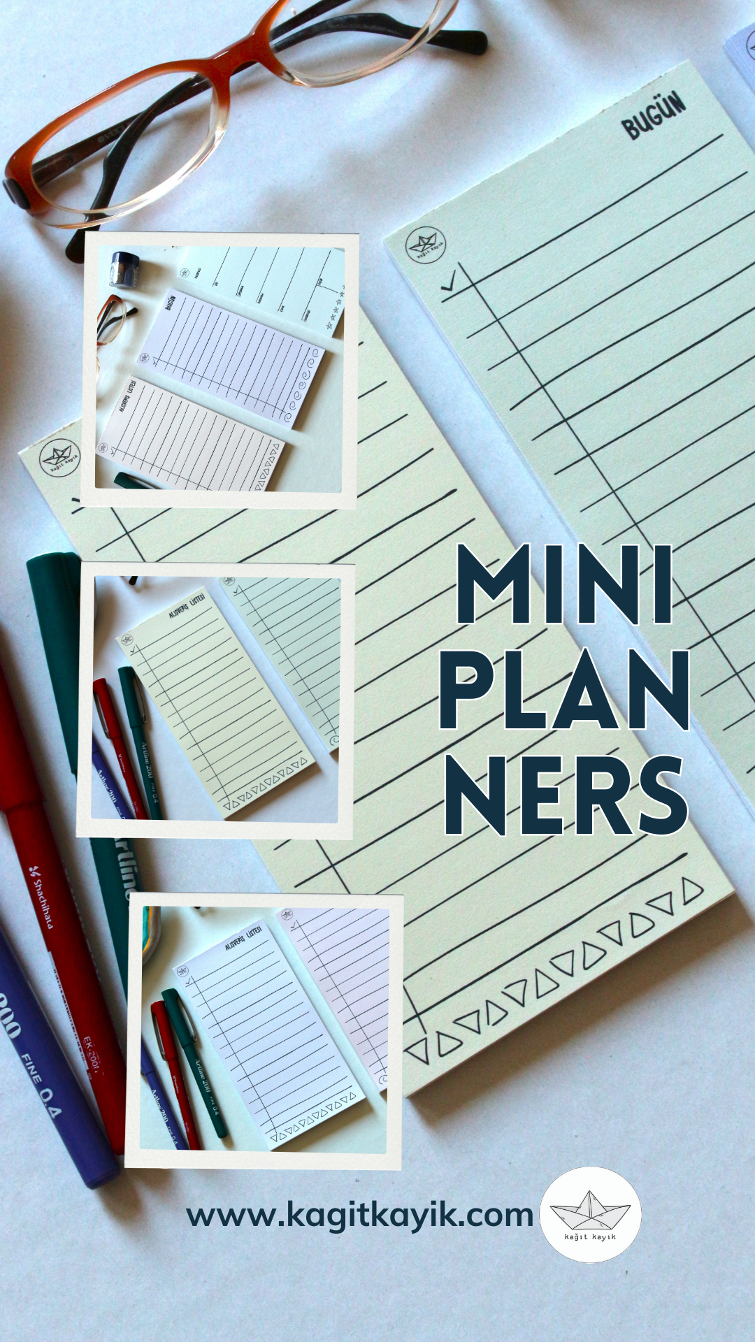MİNİ PLANLAYICI 3LÜ SET (BUGÜN-BU HAFTA-ALIŞVERİŞ LİSTESİ)