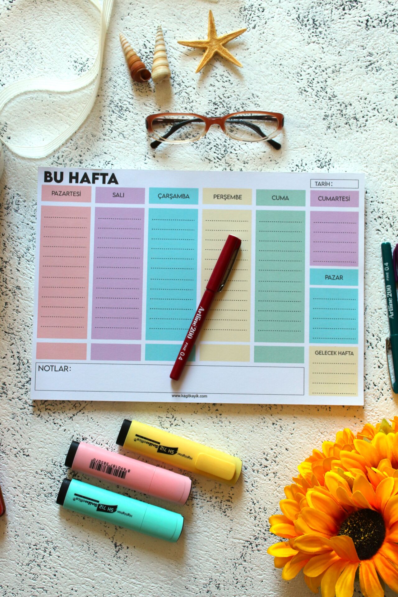 GÖKKUŞAĞI HAFTALIK PLANLAYICI 1