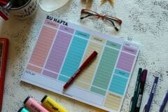GÖKKUŞAĞI HAFTALIK PLANLAYICI 1